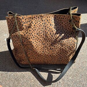 Leopard Print Tote Bag